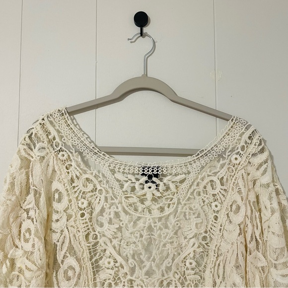 Rue21 Cream Lace Blouse - Picture 7 of 8